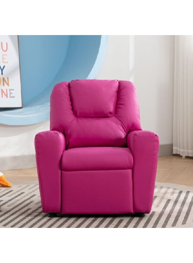 Micasa Elegant and Modern Design Recliner with Push Back Seat Pink 69 x 55 x 62 cm SX-81408 PINK - Image 2